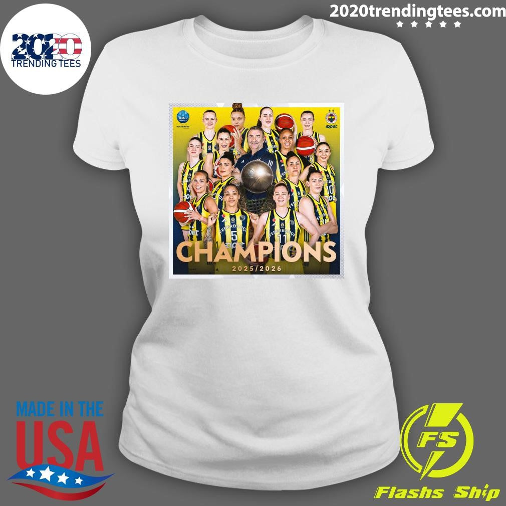 Turkish Women’s Basketball Presidential Cup Your 2025-26 #Euroleaguewomen Champions Shirt
