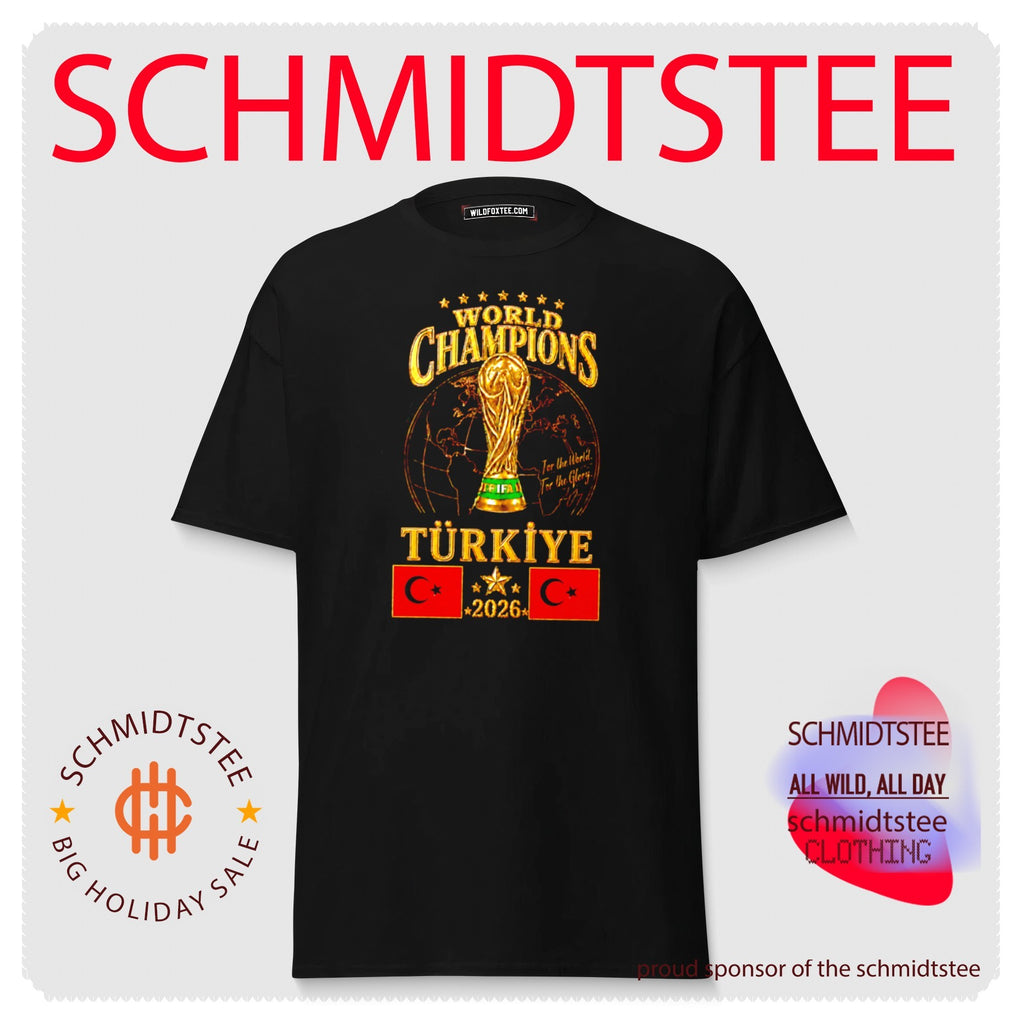 Turkiye 2026 World Champions flag shirt