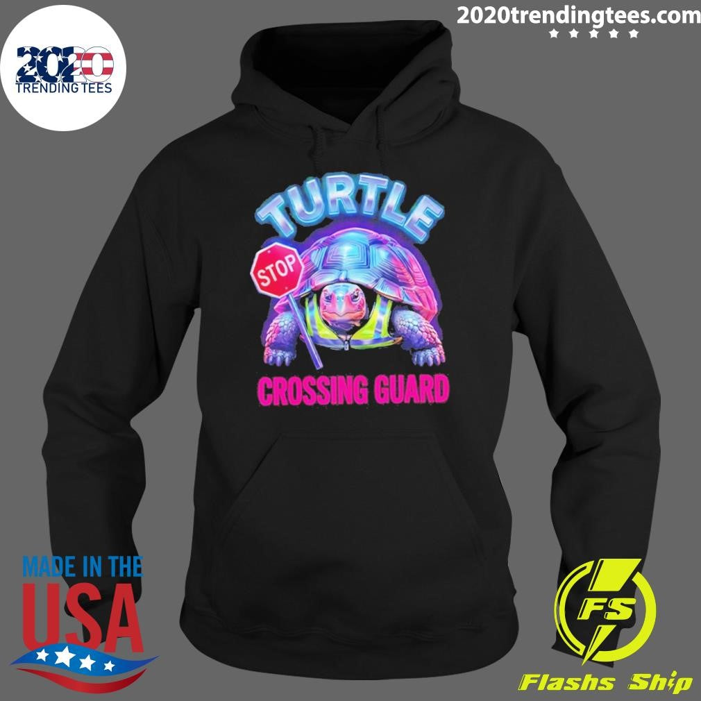 Turtle Stop Crossing Guard Retro Vibe Shirt