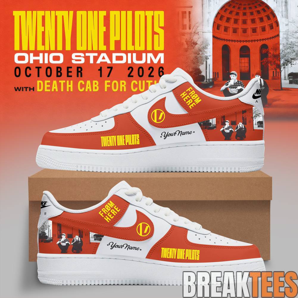 Twenty One Pilots ”From Here” The Ohio Stadium 2026 Custom Air Force 1 Shoes