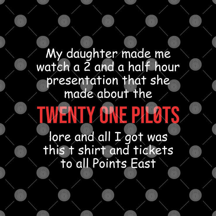 Twenty One Pilots Lore Presentation Daughter T Shirt