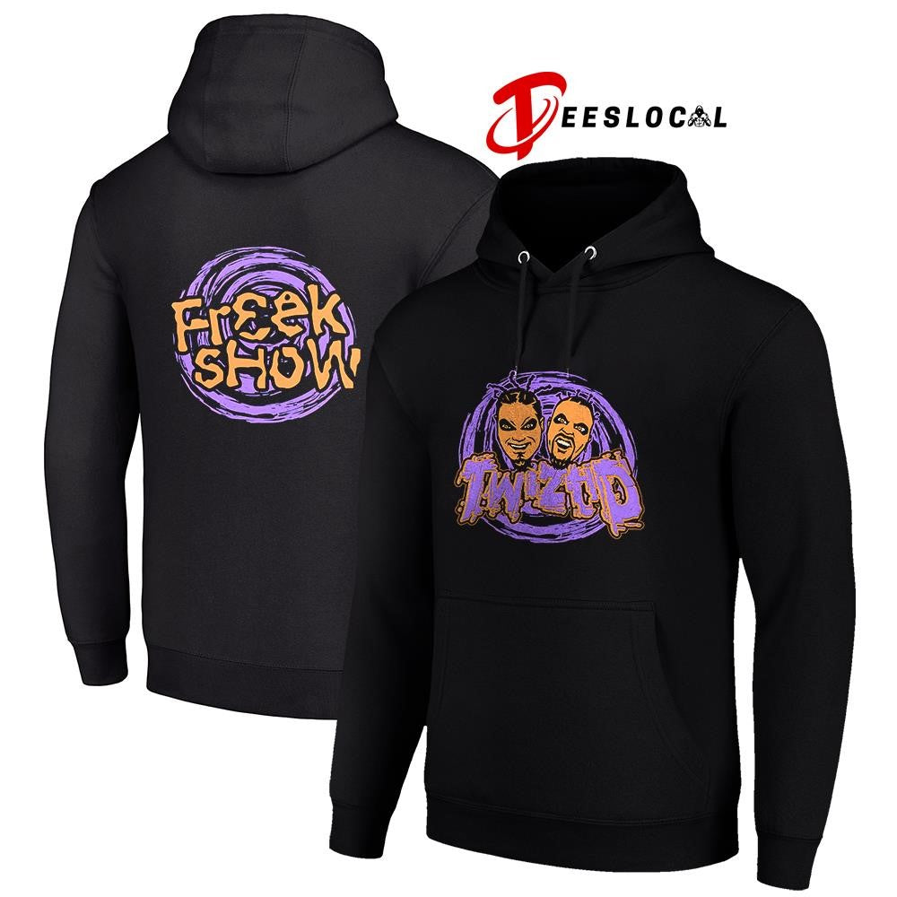 Twiztid Halloween Freek show spiral graphic shirt