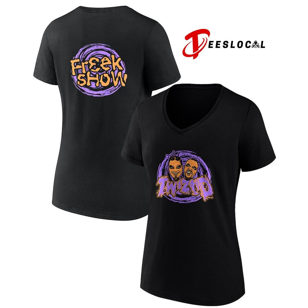 Twiztid Halloween Freek show spiral graphic shirt