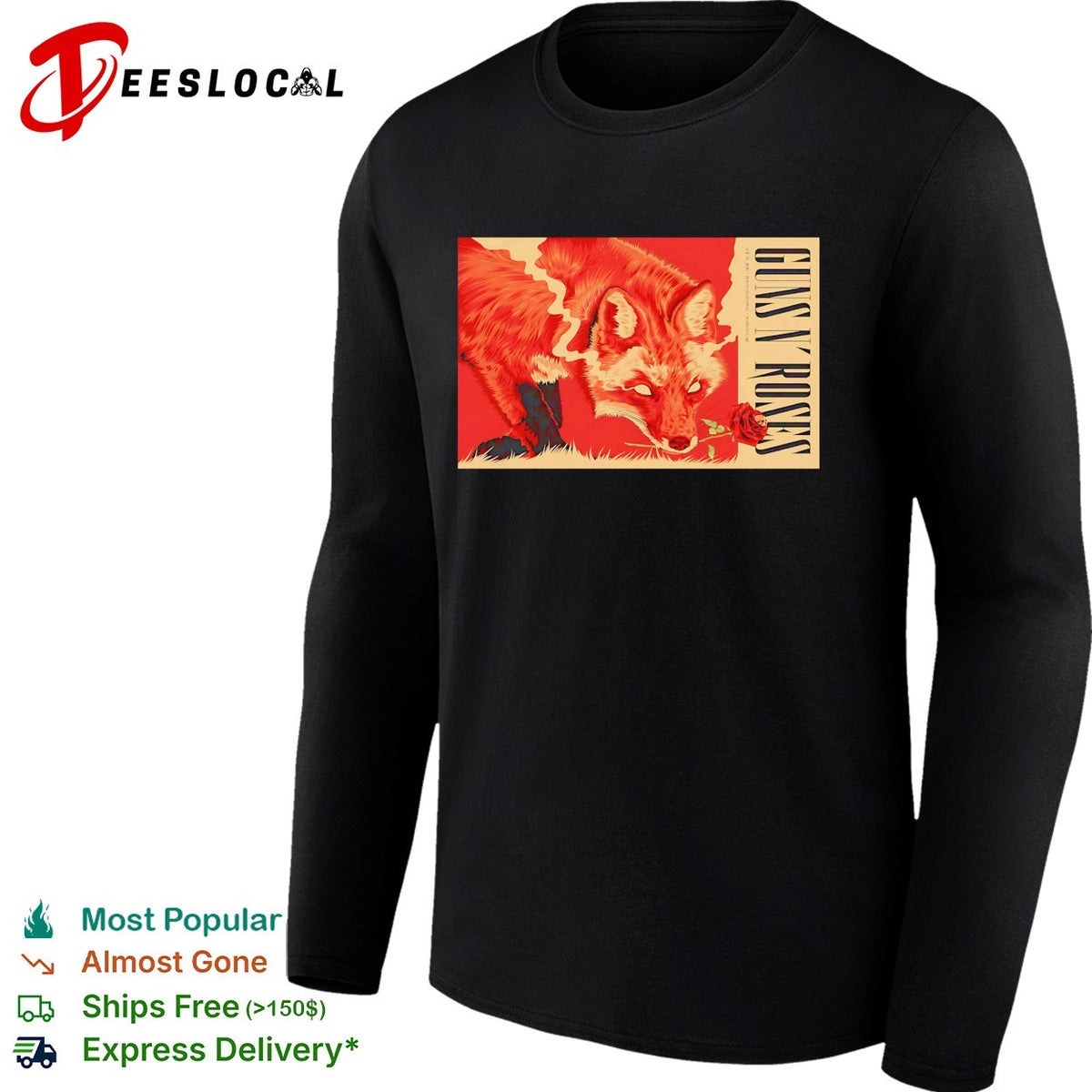 Two foxes dramatic confrontation concert framed poster art shirt