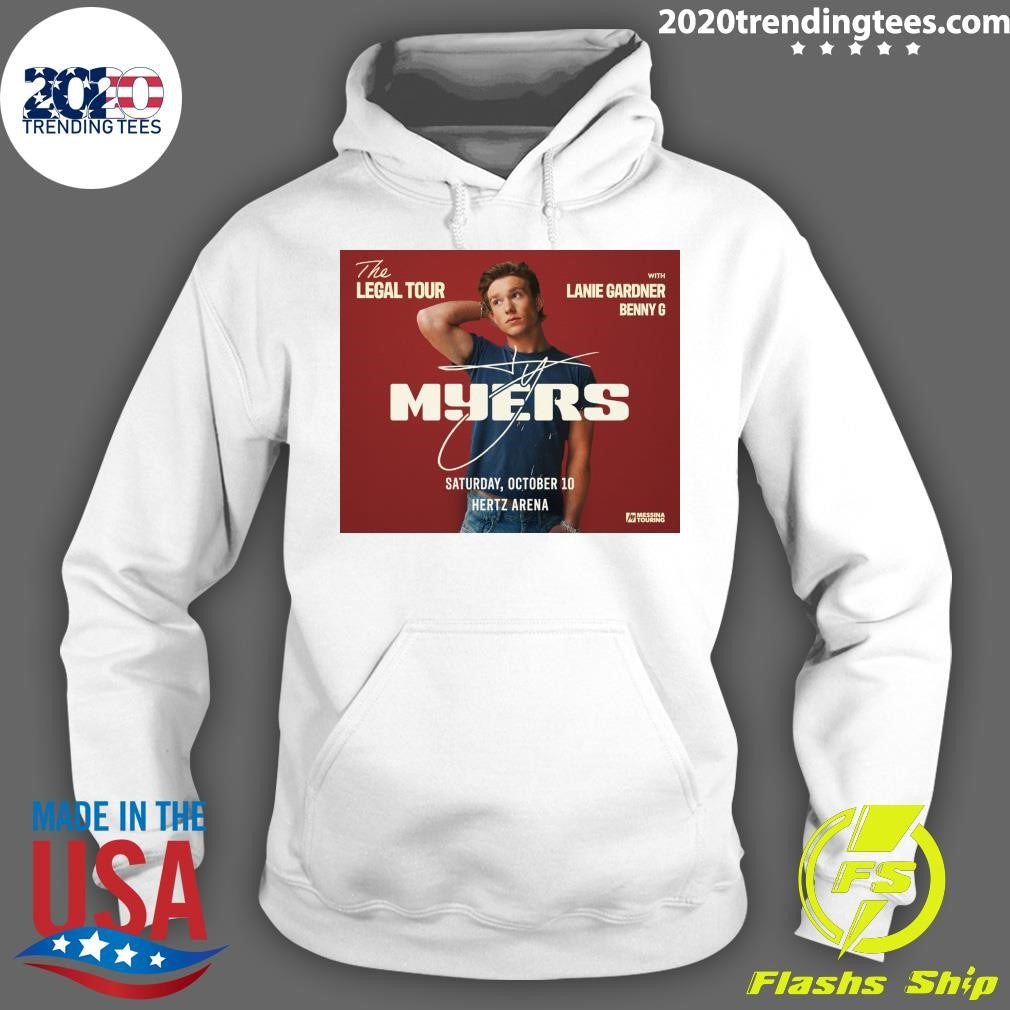 Ty Myers The Legal Tour 2026 North America City Shirt