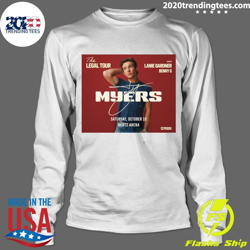 Ty Myers The Legal Tour 2026 North America City Shirt