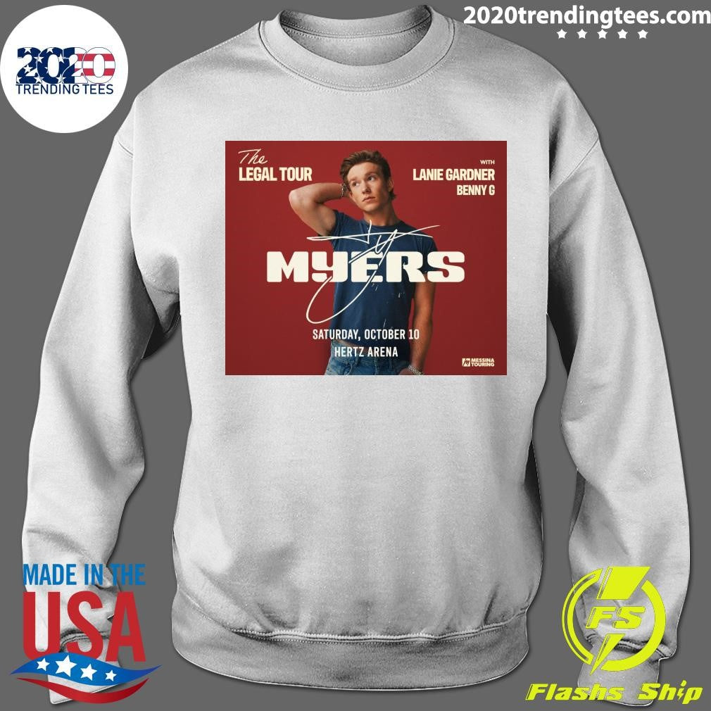 Ty Myers The Legal Tour 2026 North America City Shirt