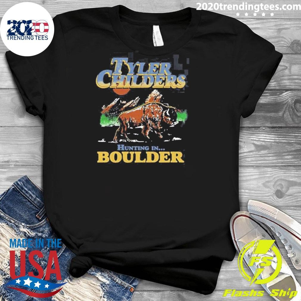 Tyler Childers Snipe Hunt 2026 Tour Merch Hunting In Boulder Colorado At Folsom Field On July 18 2026 Shirt