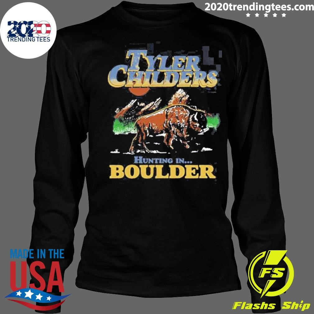 Tyler Childers Snipe Hunt 2026 Tour Merch Hunting In Boulder Colorado At Folsom Field On July 18 2026 Shirt