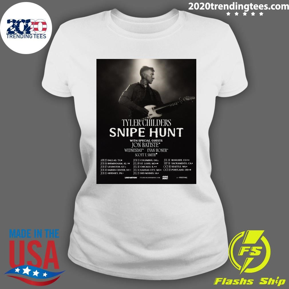 Tyler Childers Snipe Hunt 2026 Tour North America Schedule Shirt