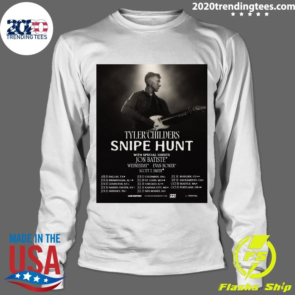Tyler Childers Snipe Hunt 2026 Tour North America Schedule Shirt