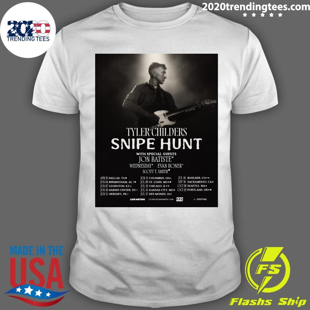 Tyler Childers Snipe Hunt 2026 Tour North America Schedule Shirt