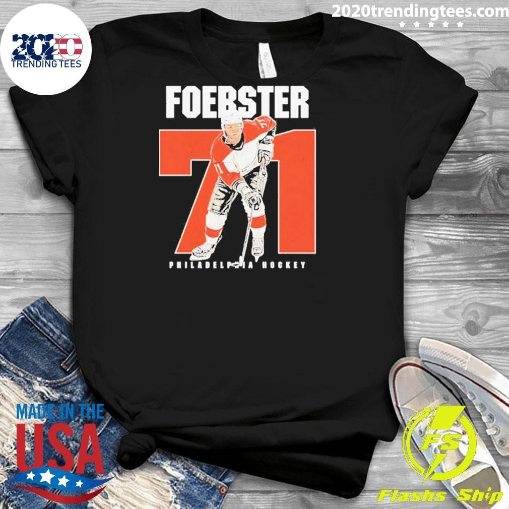 Tyson Foerster 71 Philadelphia Flyers Name And Number Shirt