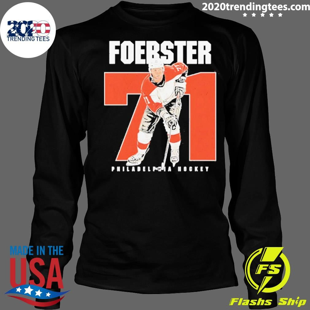 Tyson Foerster 71 Philadelphia Flyers Name And Number Shirt