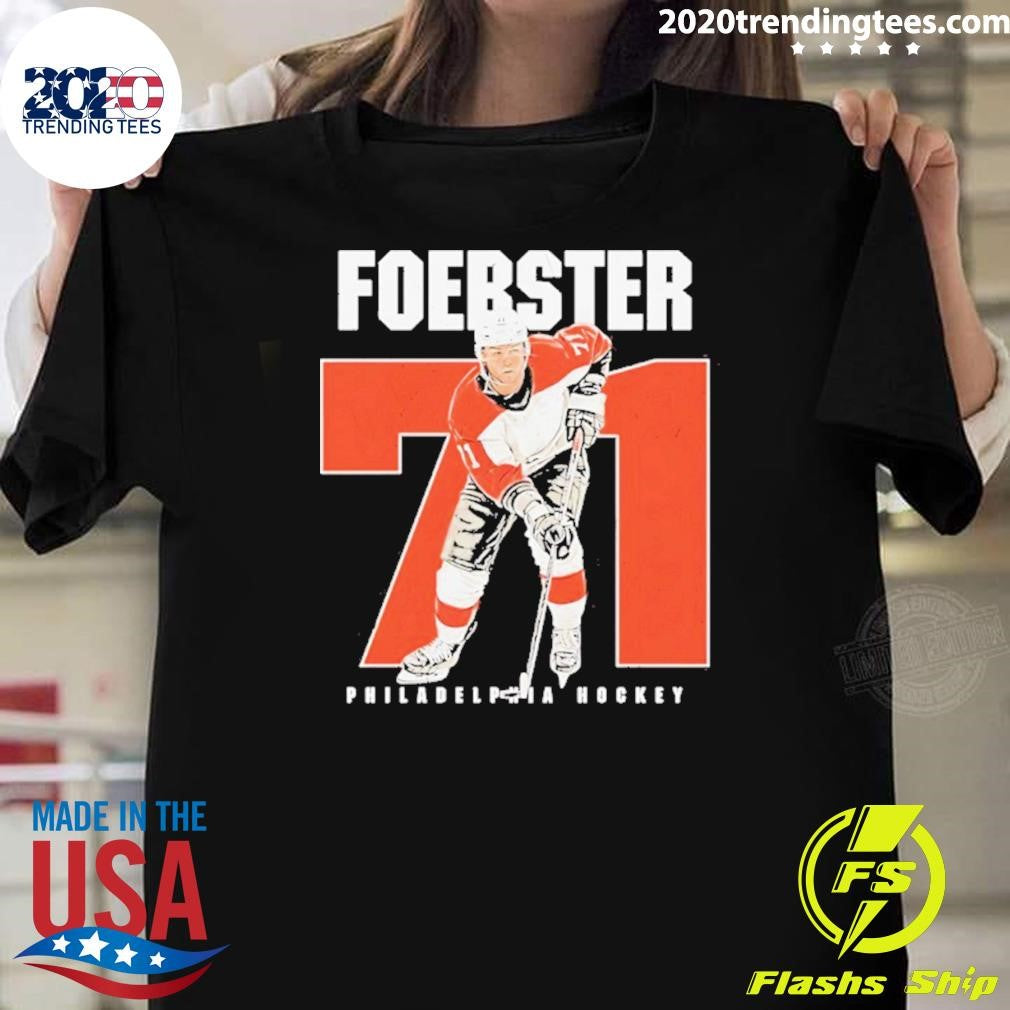 Tyson Foerster 71 Philadelphia Flyers Name And Number Shirt