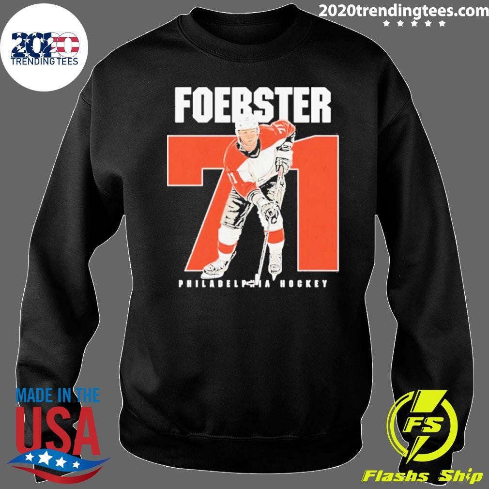 Tyson Foerster 71 Philadelphia Flyers Name And Number Shirt