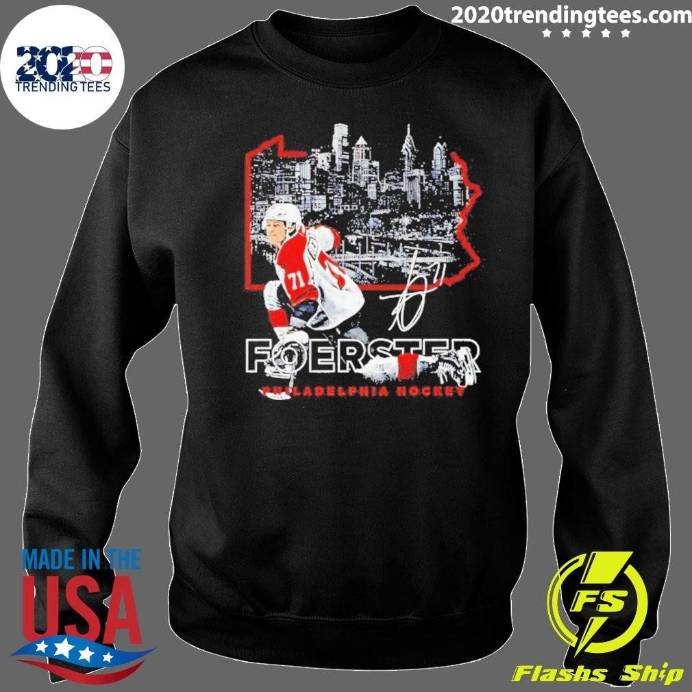 Tyson Foerster Philadelphia Map Skyline Signature Shirt