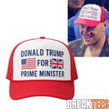 Tyson Fury Hat Donald Trump For Prime Minister Cap At UFC 250