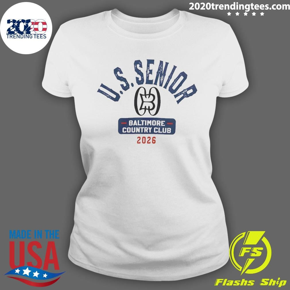 U.S. Senior Baltimore Country Club 2026 Amateur Ahead White Instant Classic Shirt