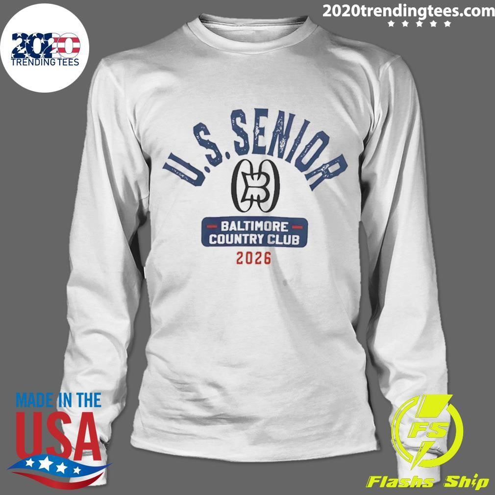 U.S. Senior Baltimore Country Club 2026 Amateur Ahead White Instant Classic Shirt