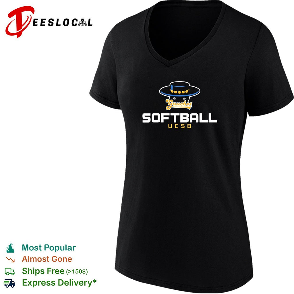 UC Santa Barbara Gauchos men’s basketball softball basic shirt