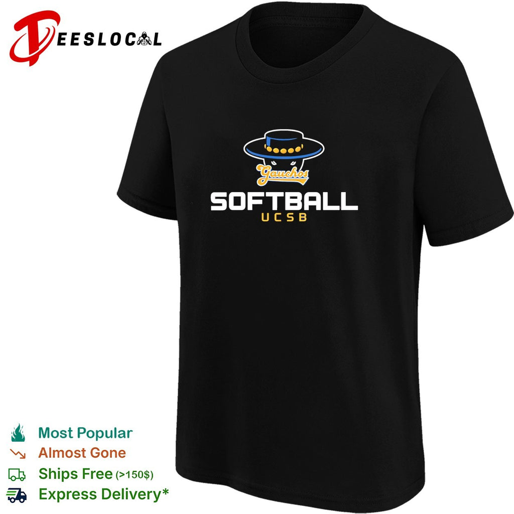 UC Santa Barbara Gauchos men’s basketball softball basic shirt