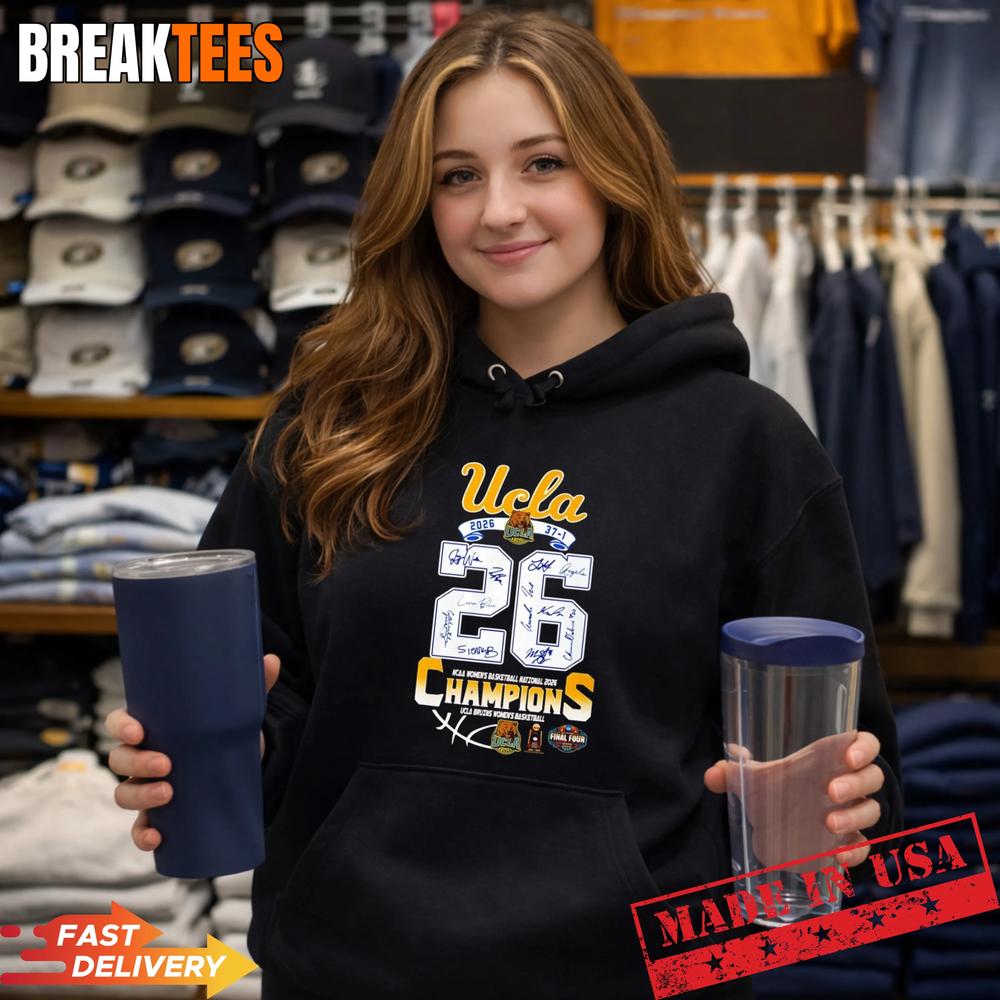 UCLA Bruins 2026 37 1 Women’s National Champions signatures T-Shirt