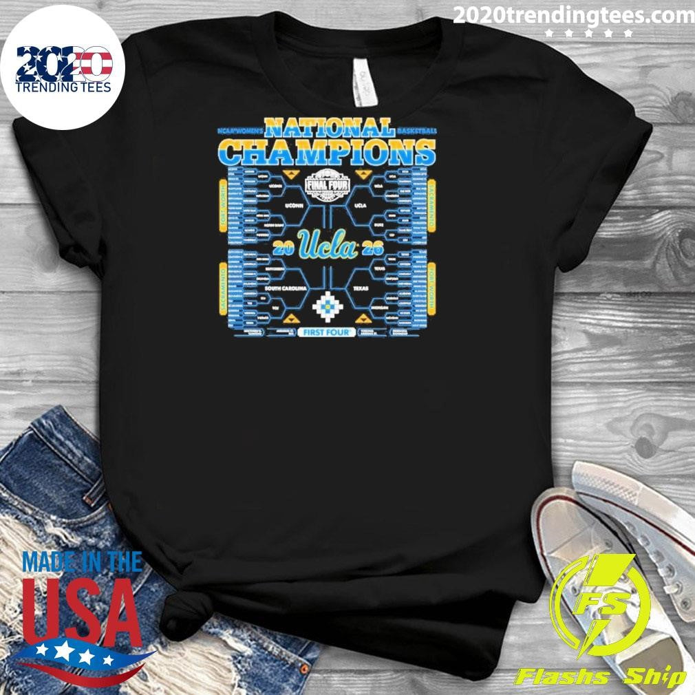 UCLA Bruins Blue 84 Unisex 2026 NCAA Women’s Basketball National Champions Bracket Shirt