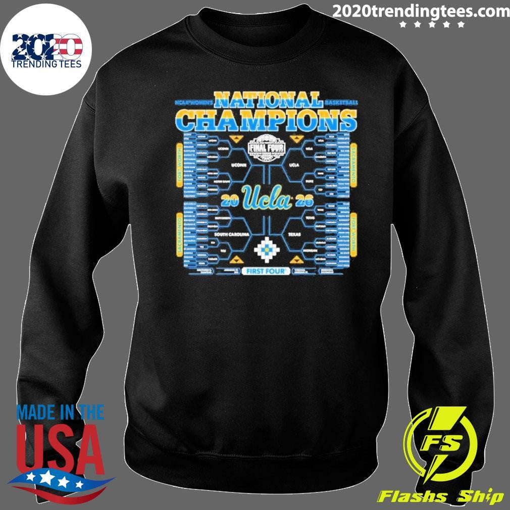 UCLA Bruins Blue 84 Unisex 2026 NCAA Women’s Basketball National Champions Bracket Shirt