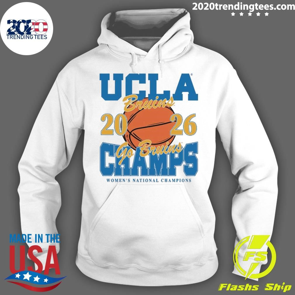 UCLA Bruins Gameday Couture Women’s 2026 NCAA Women’s Basketball National Champions Premium Fleece Drop Shoulder Shirt