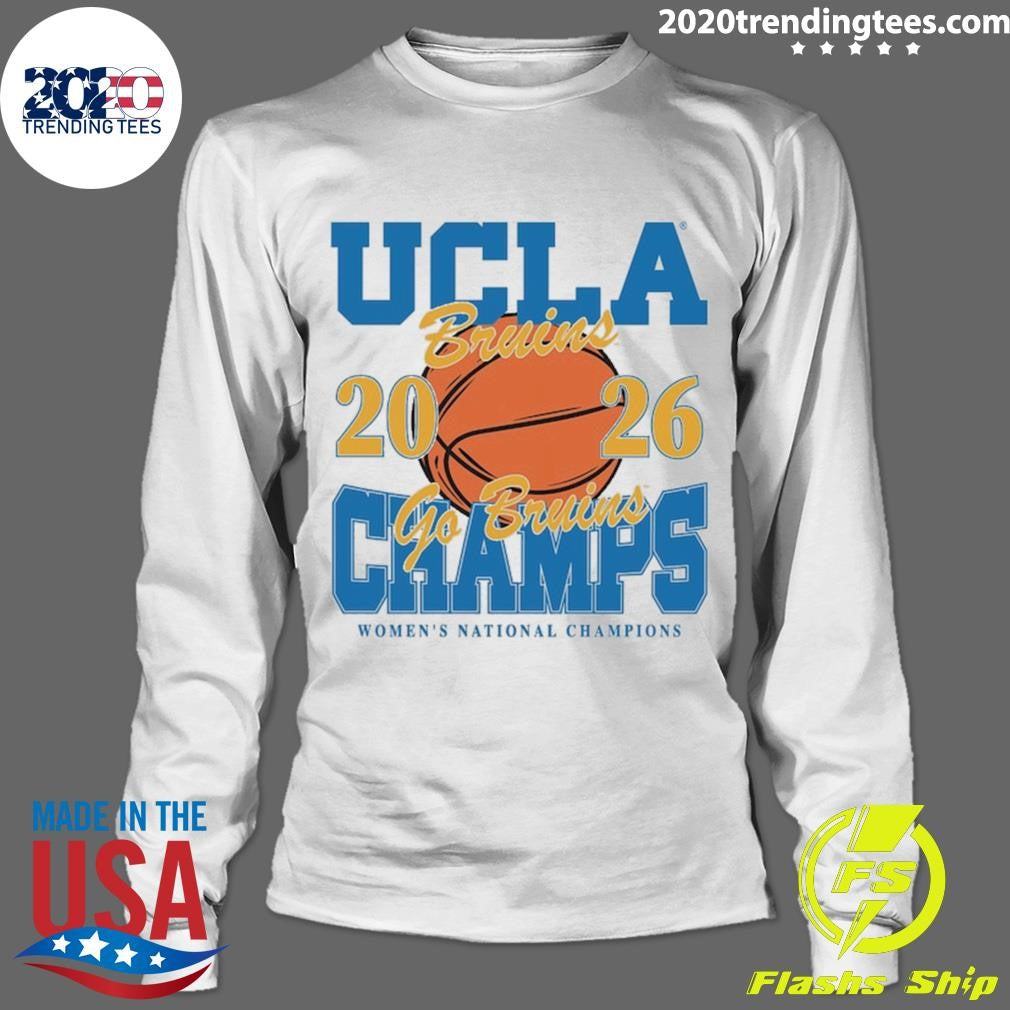 UCLA Bruins Gameday Couture Women’s 2026 NCAA Women’s Basketball National Champions Premium Fleece Drop Shoulder Shirt
