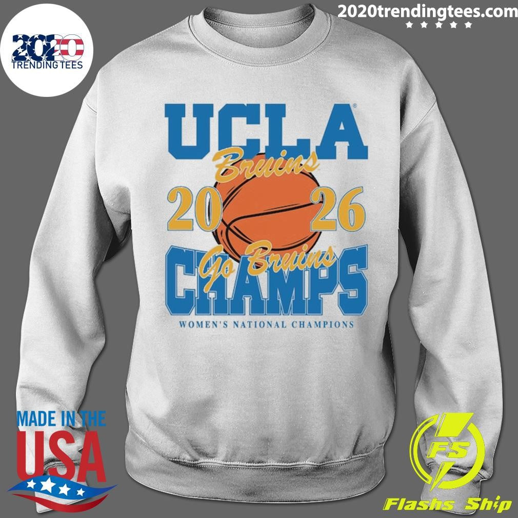 UCLA Bruins Gameday Couture Women’s 2026 NCAA Women’s Basketball National Champions Premium Fleece Drop Shoulder Shirt