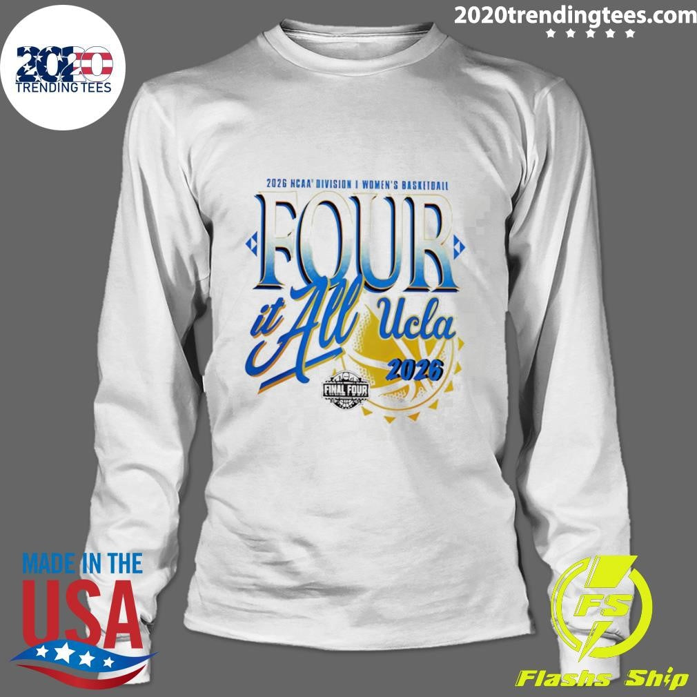 UCLA Bruins Women’s 2026 NCAA Women’s Basketball Tournament March Madness Final Four Zone Move Shirt
