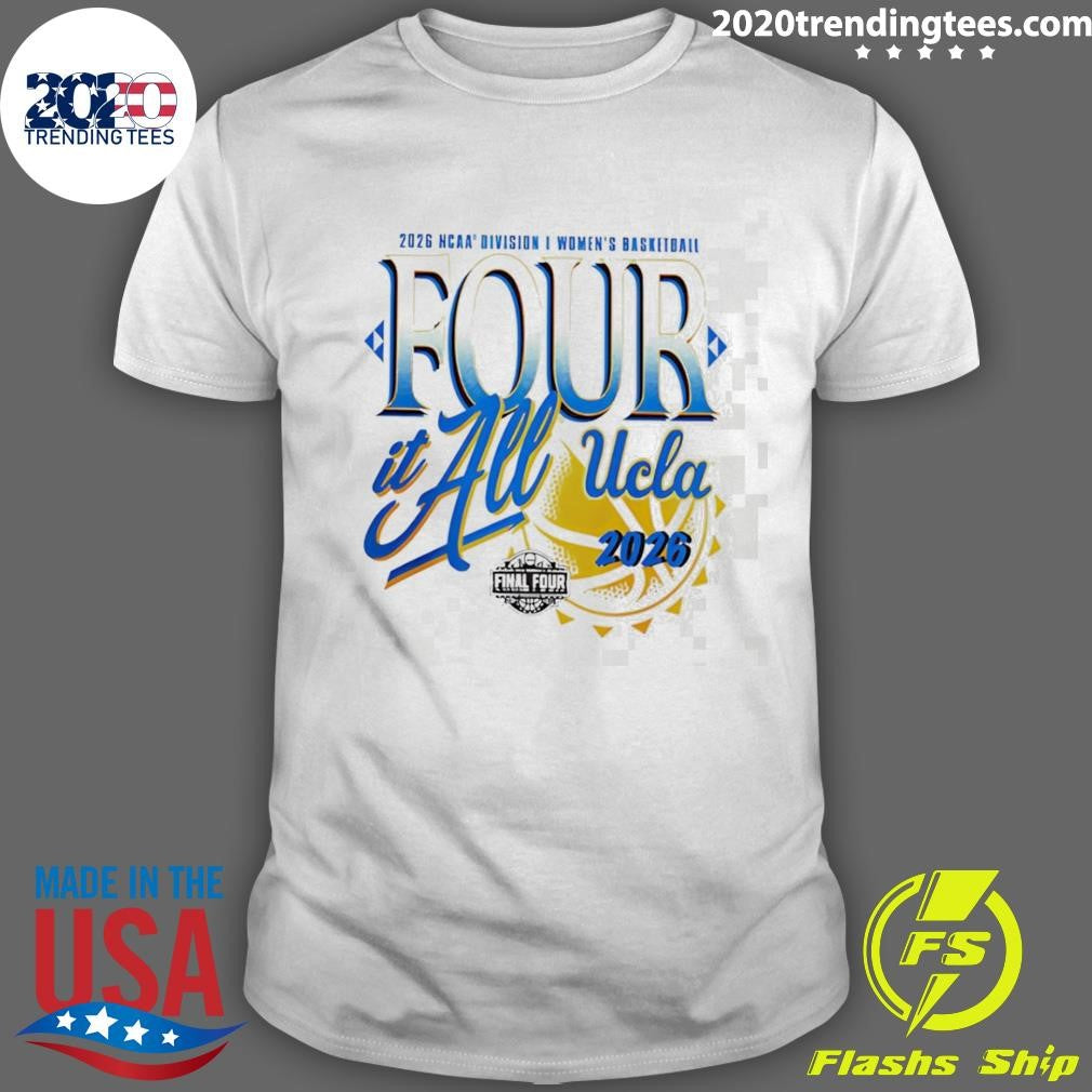 UCLA Bruins Women’s 2026 NCAA Women’s Basketball Tournament March Madness Final Four Zone Move Shirt