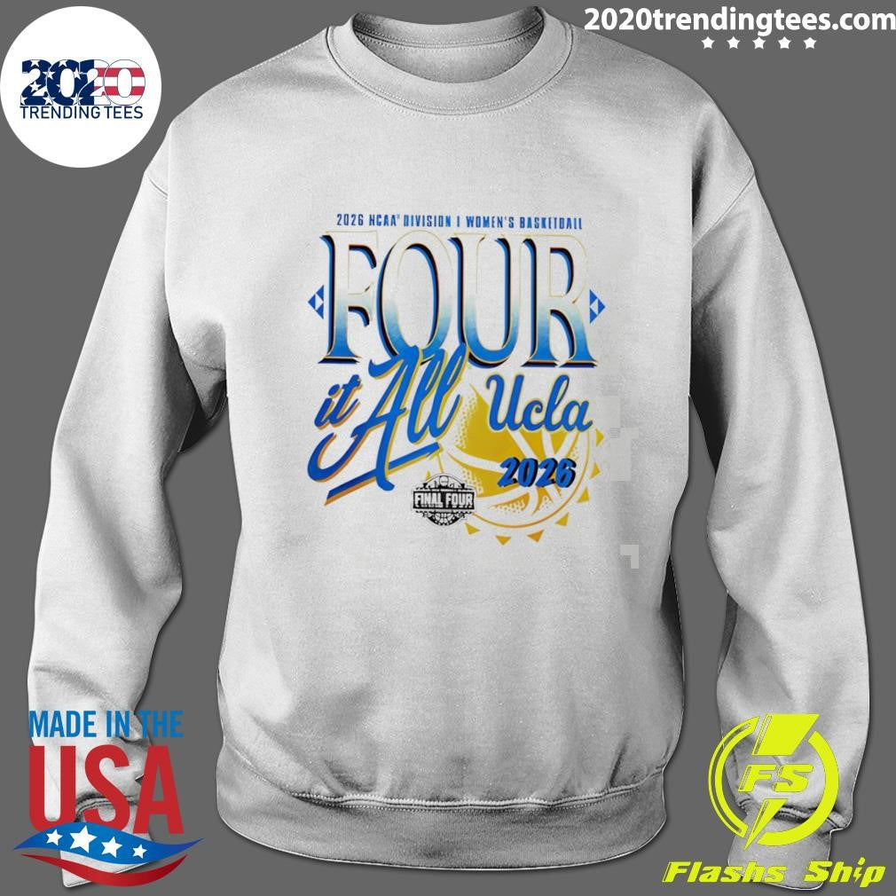 UCLA Bruins Women’s 2026 NCAA Women’s Basketball Tournament March Madness Final Four Zone Move Shirt