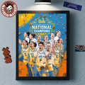 UCLA Bruins Women’s Basketball 2026 NCAA National Champions Go Bruins Home Decor Poster Canvas