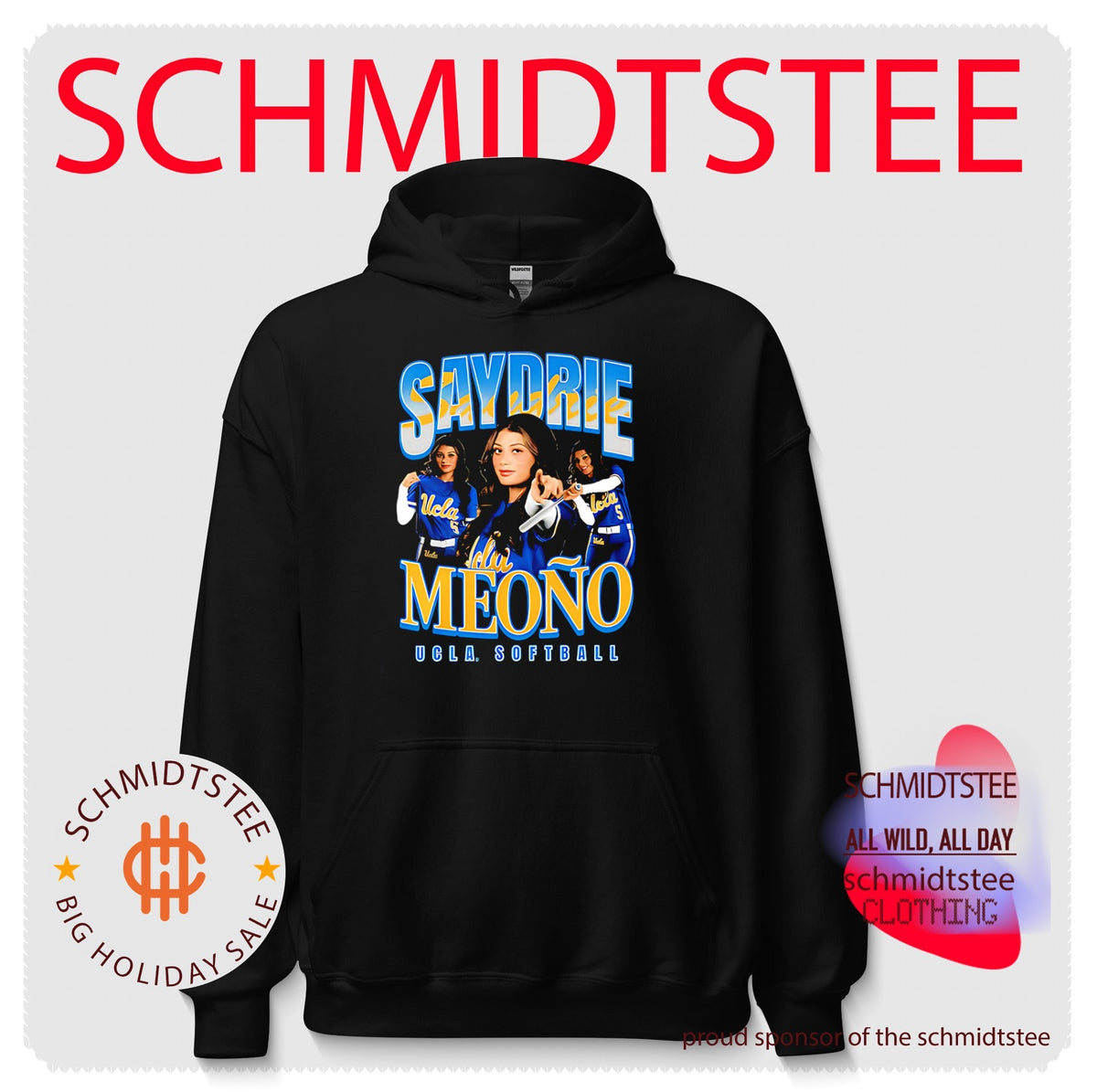UCLA softball Saydrie Janelle Meono portrait shirt