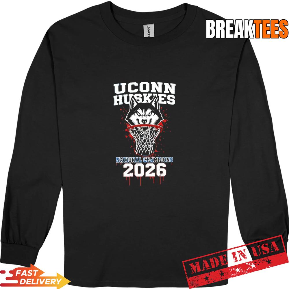 UConn Huskies National Champions 2026 Basketball T-Shirt