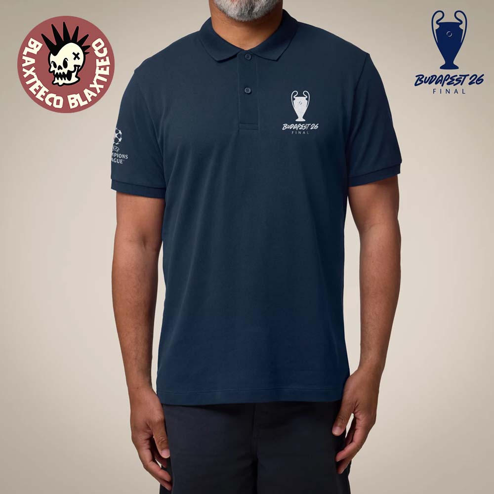 UEFA Champions League Budapest 26 Final Trophy Polo Shirt