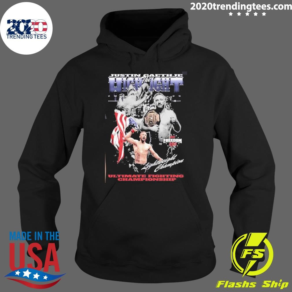 UFC Freedom 250 Justin Gaethje The Highlight Signature Shirt