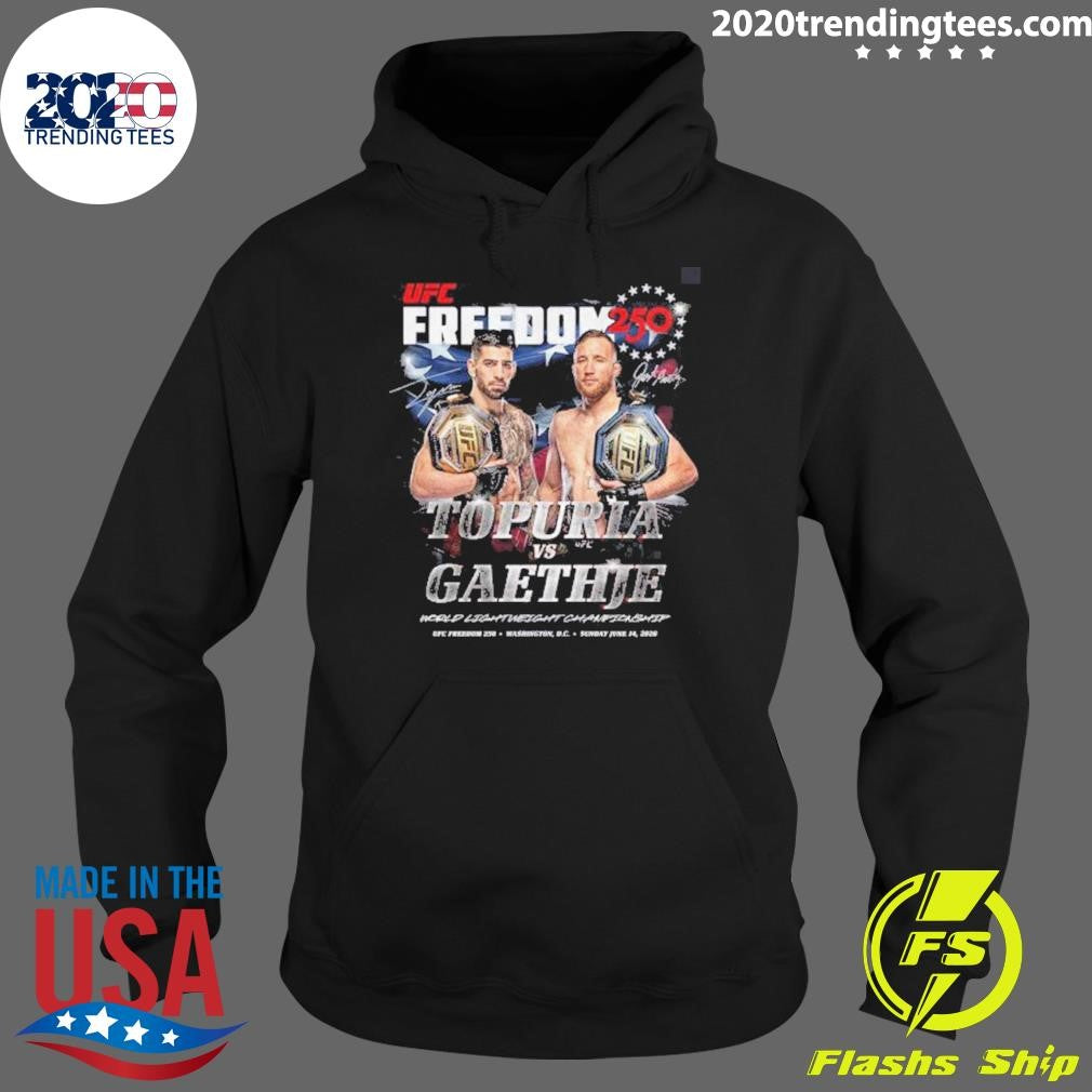 UFC Freedom 250 Topuria Vs Gaethje Main Card Shirt