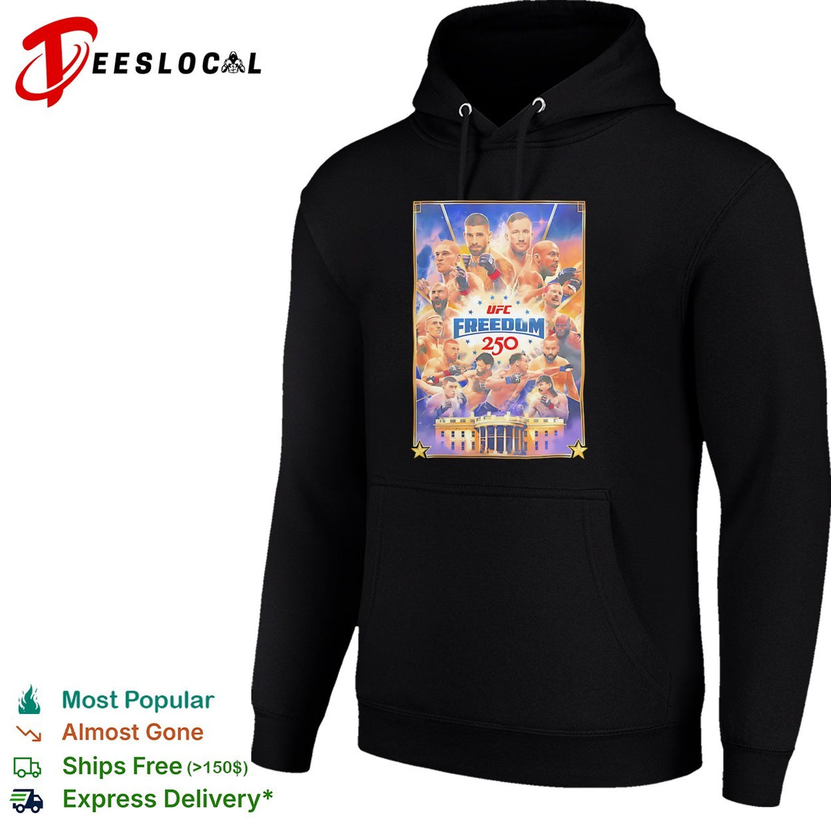 UFC White House freedom 250 shirt