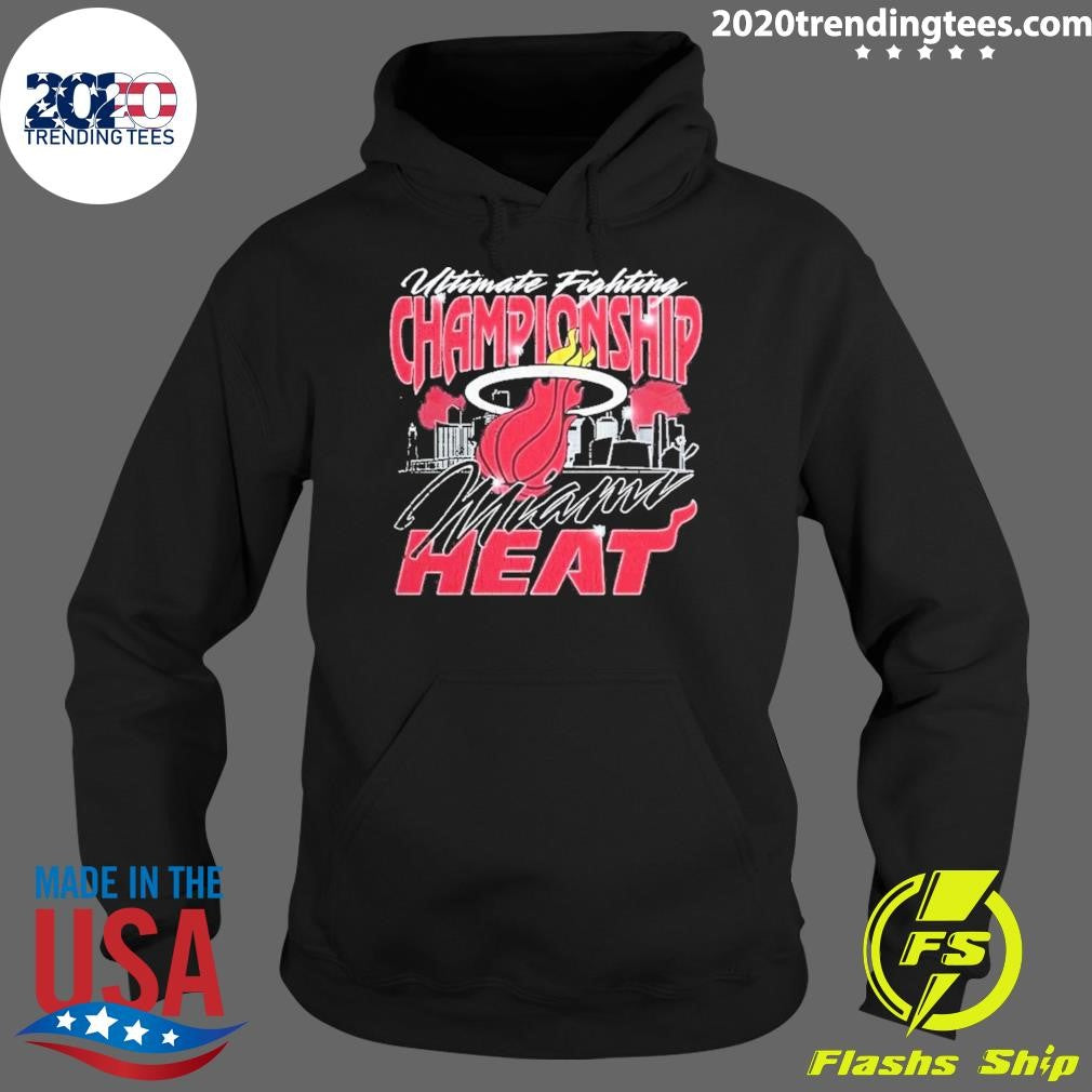UFC X Miami Heat Exclusive Event Merch UFC 327 At Kaseya Center Shirt