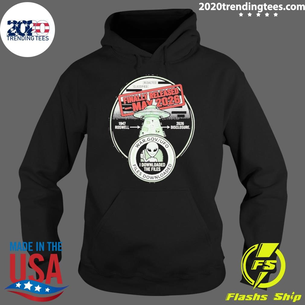 UFO Files Release Finally Released May 2026 Government Disclosure Shirt
