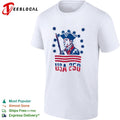 USA 250 Revolutionary War Soldier Patriot American Independence Celebration shirt