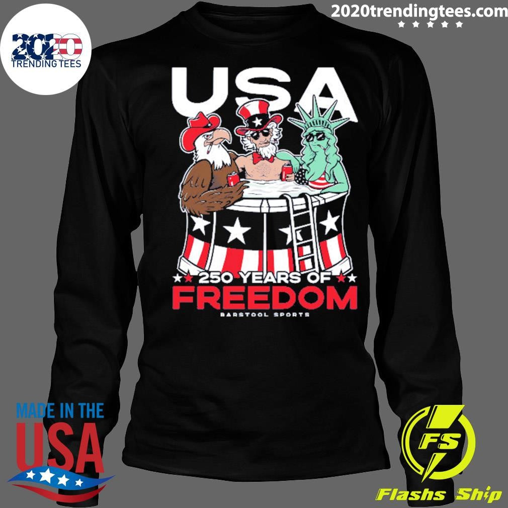 USA 250 Years of Freedom Pocket Tee Shirt