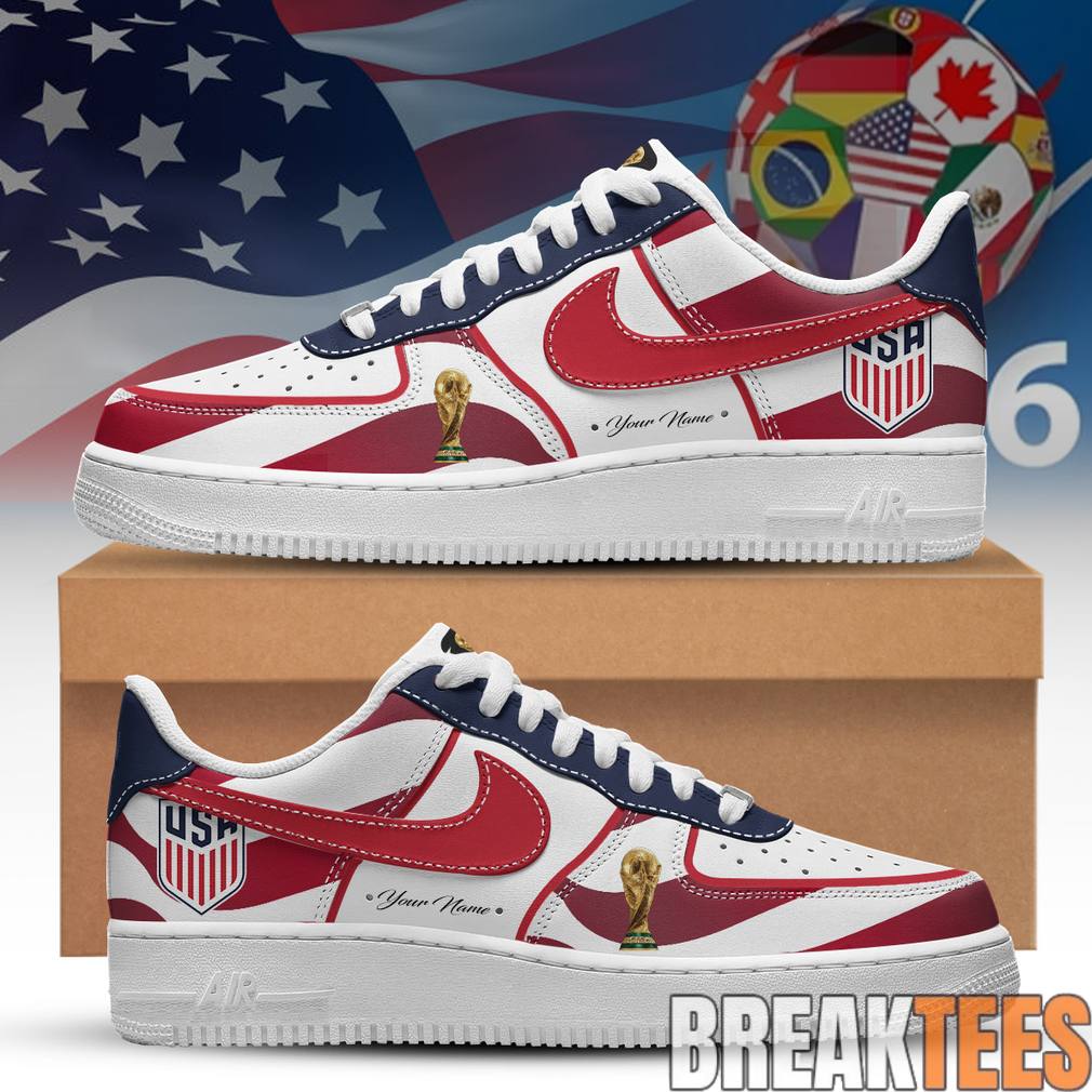USA National Team World Cup 2026 Custom Air Force 1 Shoes
