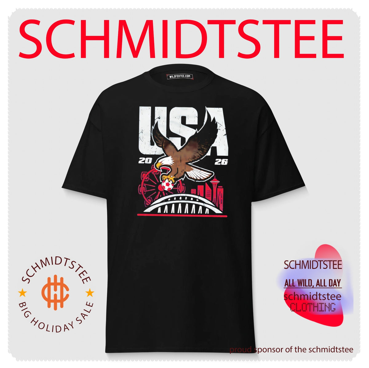 USA Road to Glory Seattle 2026 Space Needle shirt