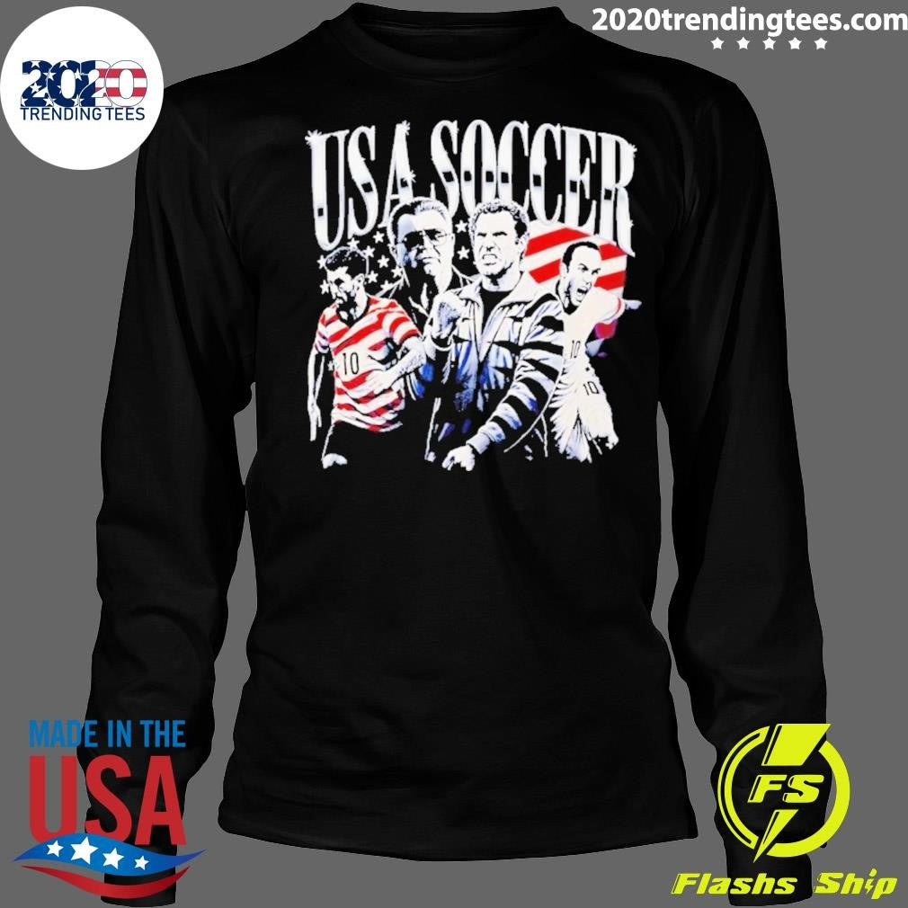 USA Soccer Christian Pulisic Landon Donovan 10 Will Ferrell Robert Duvall Kicking Screaming Shirt