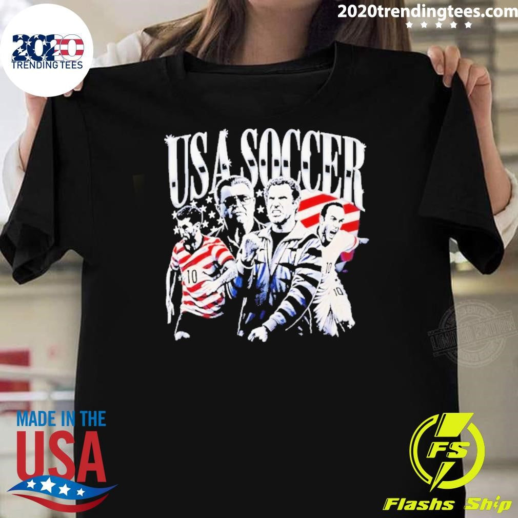 USA Soccer Christian Pulisic Landon Donovan 10 Will Ferrell Robert Duvall Kicking Screaming Shirt